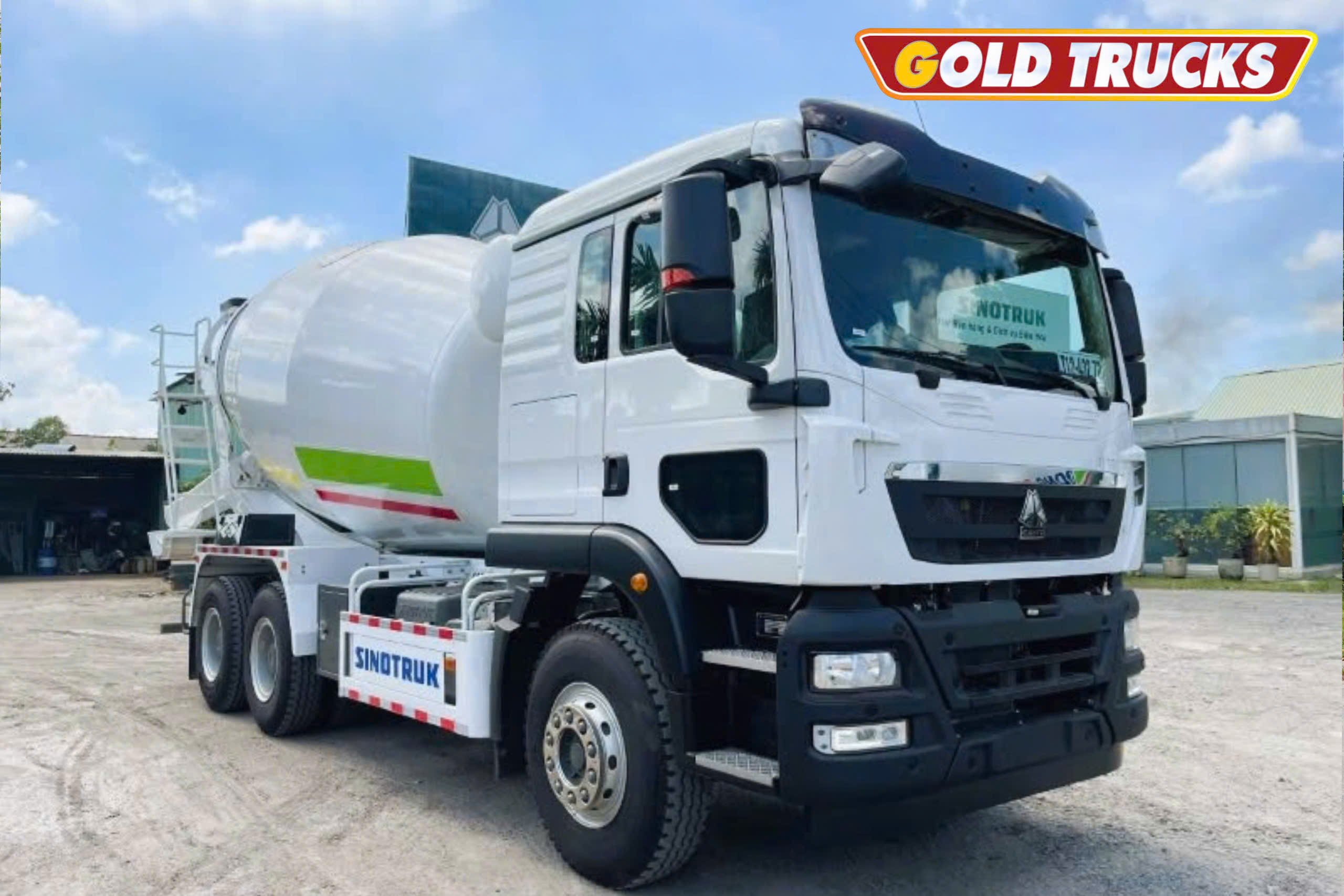 Howo trộn bê tông 10 khối
